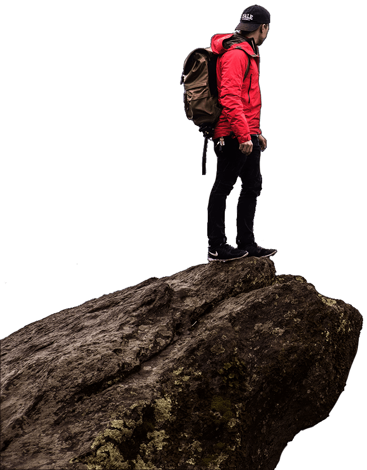 Guy on a Rock